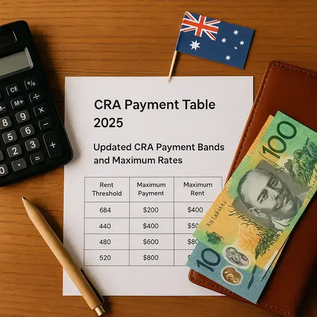 Australia 2025: Updated CRA Payment Bands and Maximum Rates