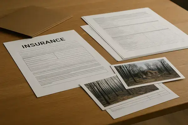 Required documents to prove damage or injury for bushfire relief application