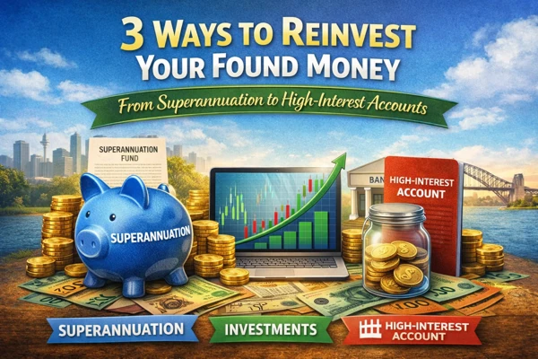 3 Ways to Reinvest Your Found Money: From Superannuation to High-Interest Accounts